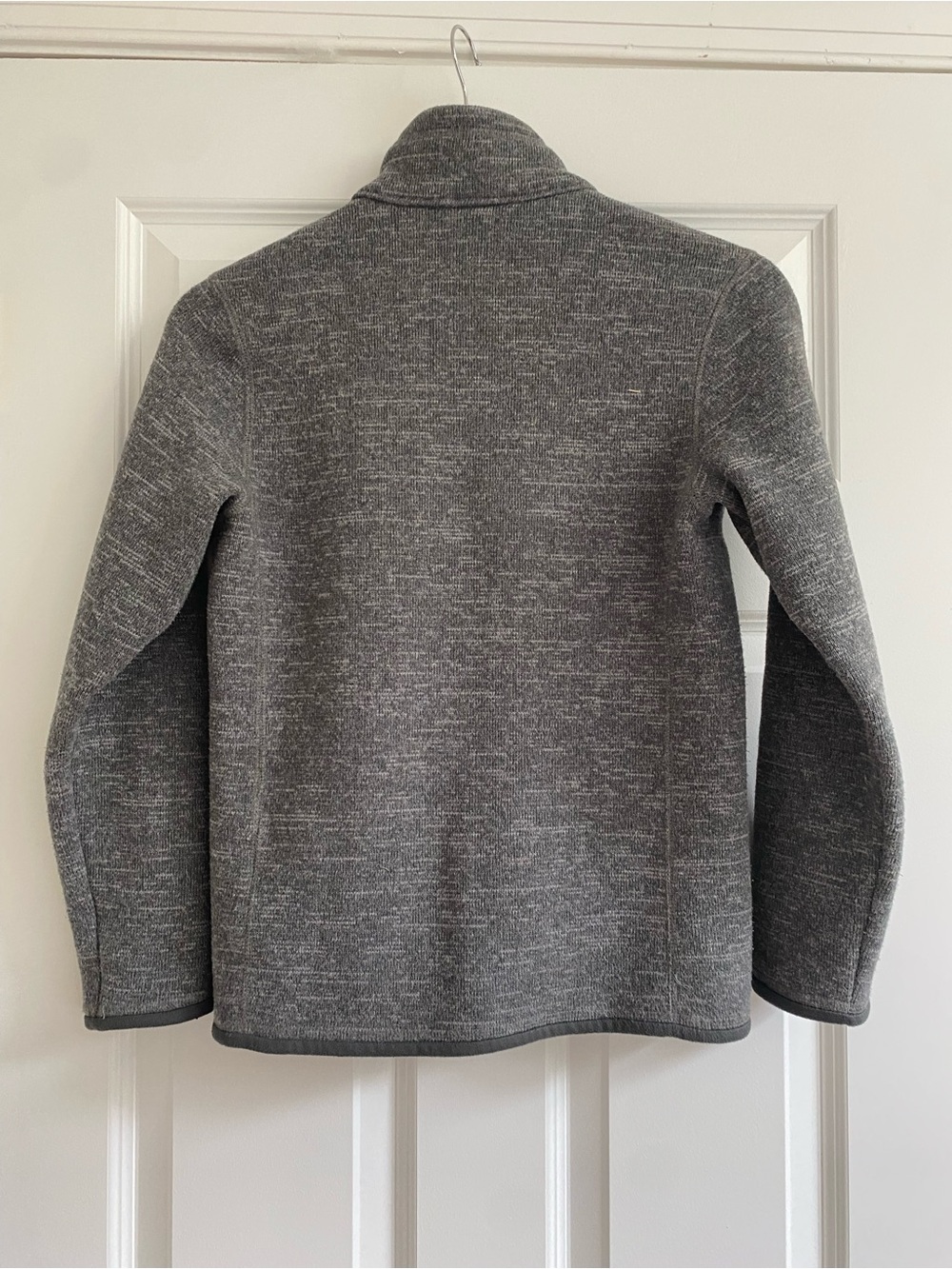 Patagonia Kids/Youth Gray Better Sweater Fleece Jacket, Sz 12 - Picture 2 of 4
